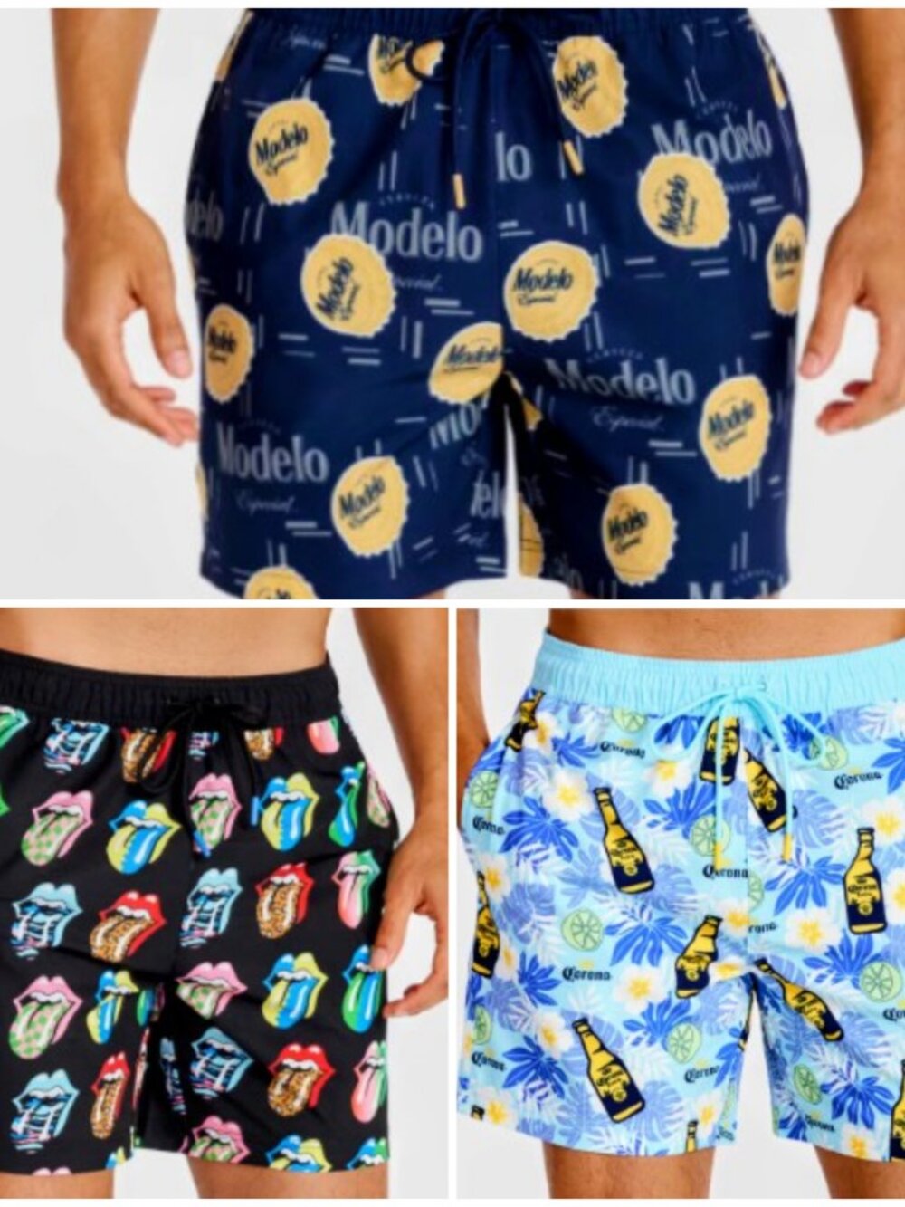 New Men’s 3X Swim Board Shorts / Swim Trunks